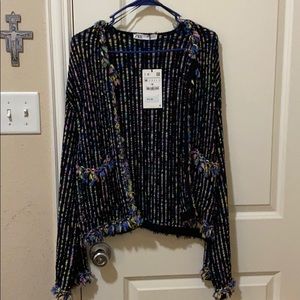 Zara Tweed cardigan
